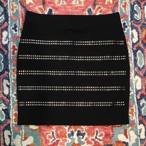 INC Studded Mini Skirt